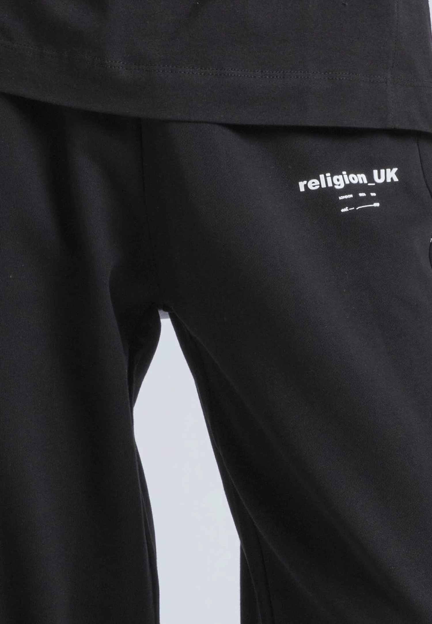RELIGION UK RELAXED SWEATPANTS BLACK 4 RELIGION UK RELAXED SWEATPANTS BLACK - Image 2