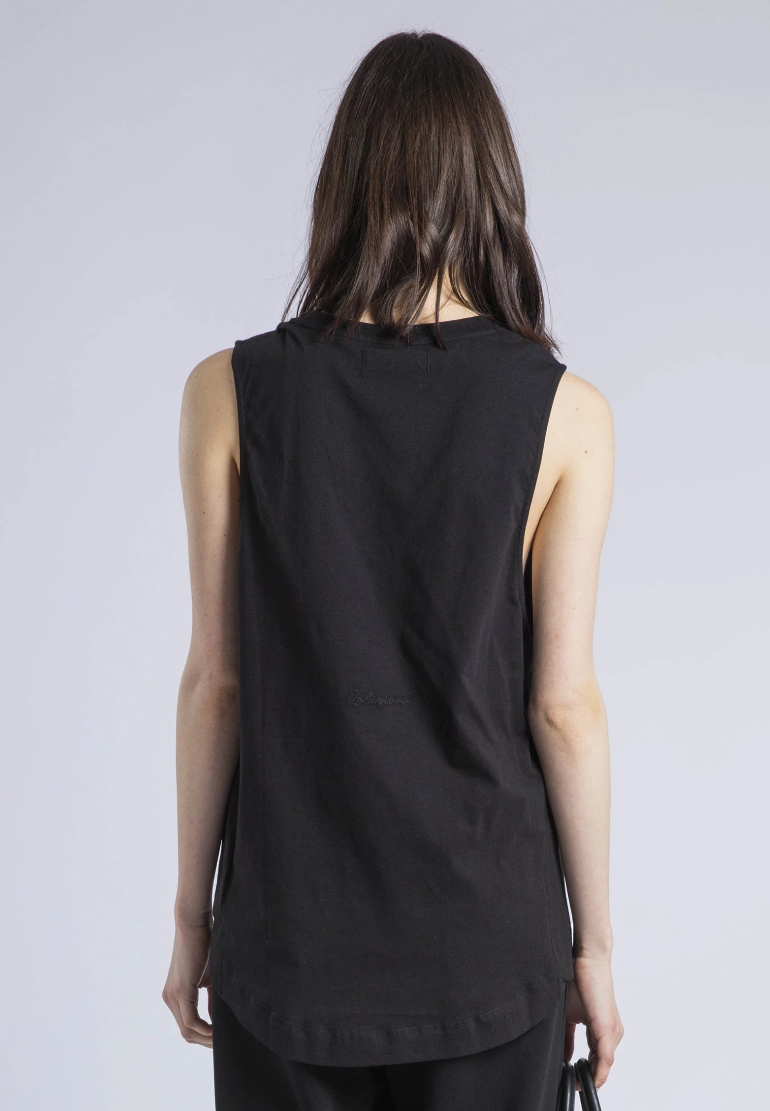 RELAXED BASIC VEST BLACK 5 RELAXED BASIC VEST BLACK - Image 3