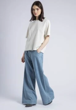 RELAXED BASIC T-SHIRT WHITE ONYX -Religion Clothing WCTRXT91 white onyx 6