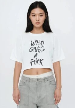 WHO GIVES A FUCK CROP TOP WHITE -Religion Clothing WHOGIVESAFUCK6