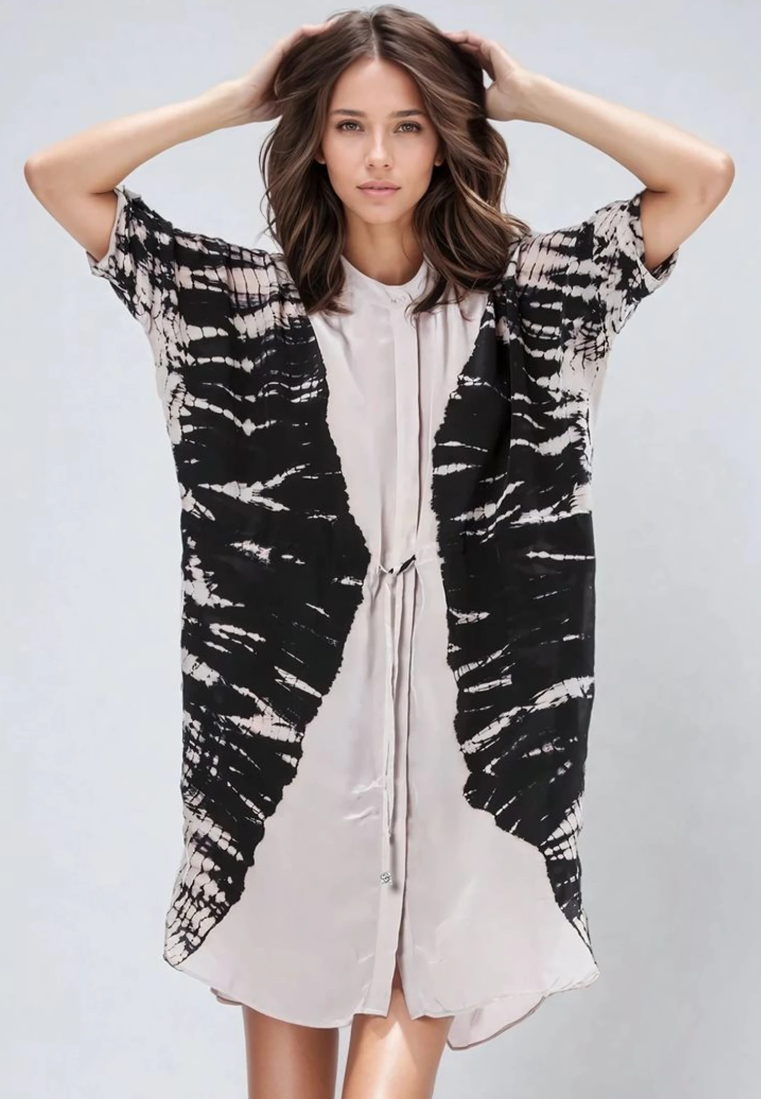 JADE TUNIC TIE DYE CASHMERE 3 JADE TUNIC TIE DYE CASHMERE