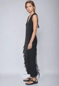 FLOURISH MAXI DRESS BLACK 11 FLOURISH MAXI DRESS BLACK -Religion Clothing flourishdress5