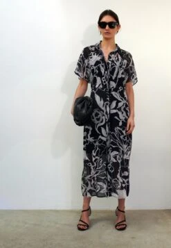 NOBLE SHIRTDRESS RISE BLACK -Religion Clothing nobleshirtdressriseblack1