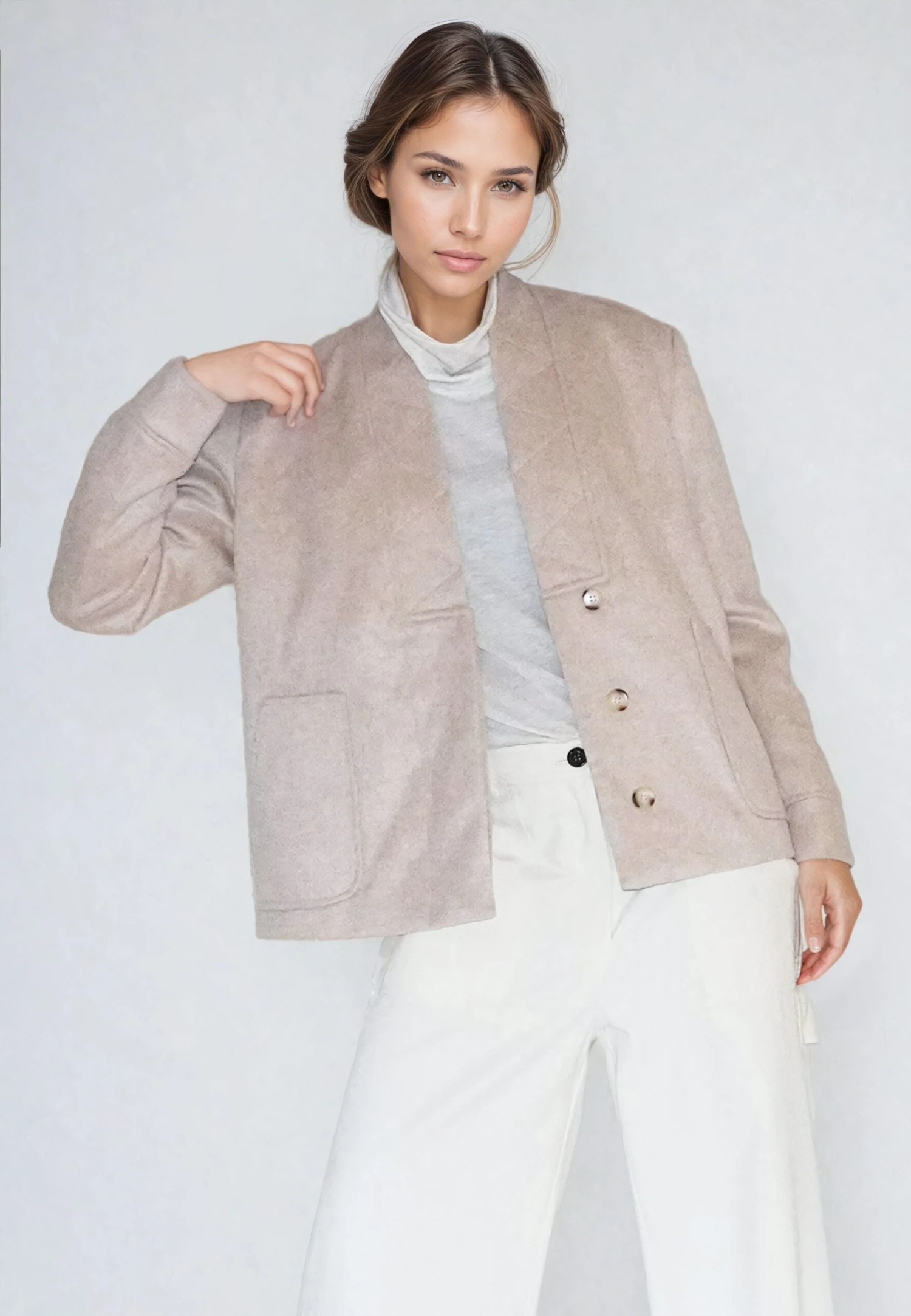 OBERON BOMBER OATMEAL 5 OBERON BOMBER OATMEAL - Image 3