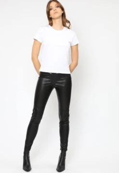 STEEL LEATHER LOOK LEGGINGS -Religion Clothing steelleggingsblack4