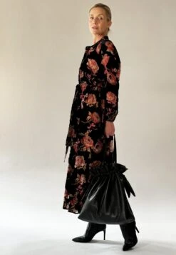 ENERGY DRESS BLACK -Religion Clothing velvetdress8