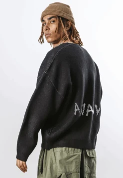 ANARCHY KNIT BLACK -Religion Clothing x4
