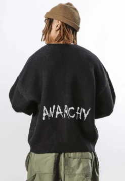 ANARCHY KNIT BLACK -Religion Clothing x 3c0759c2 2510 40d3 bfad dc632326ab42