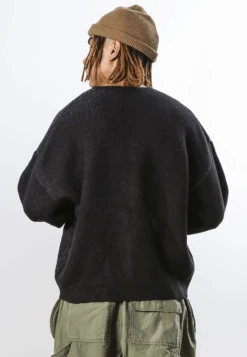 ROCK N ROLL KNIT BLACK -Religion Clothing y4